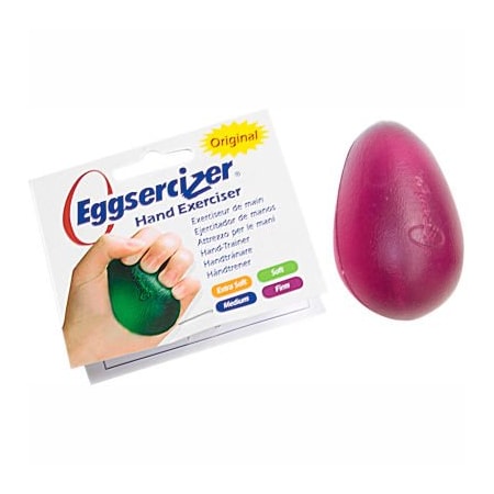 Fabrication Enterprises Eggsercizer Hand Exerciser, Firm, Purple 10-1293